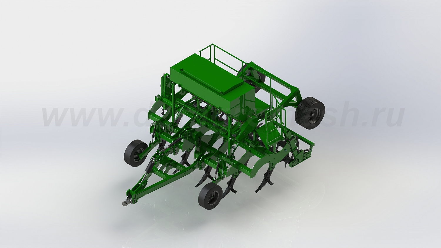 Глубокорыхлитель "Труженик" с системой внесения гранулированных удобрений