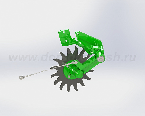 Очиститель рядка для сеялки John Deere 1890