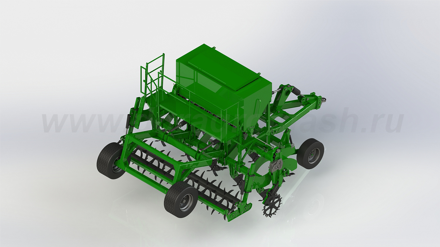 Глубокорыхлитель "Труженик" с системой внесения гранулированных удобрений